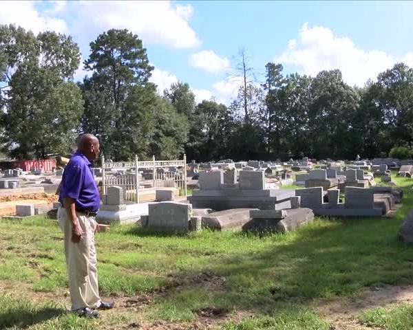 Livingston Cemetery Still in Repairs After August Floods