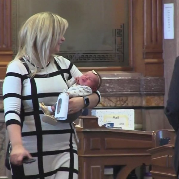 VIDEO: Baby in the Statehouse