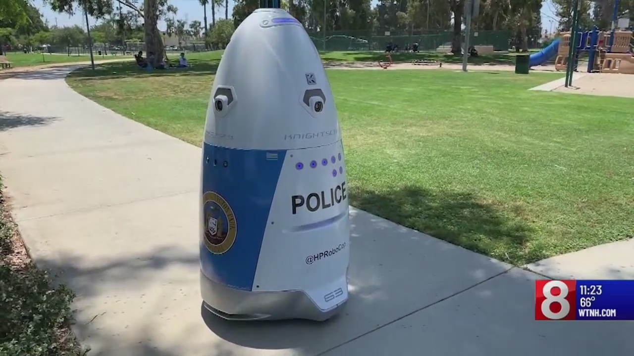 Police department in California activates its own robocop